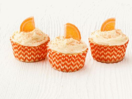 Fotka z Orange Cupcakes with Glaze