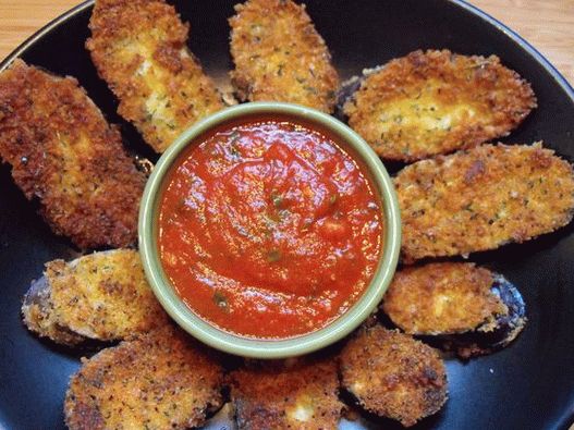 Fotografie smaženého lilku