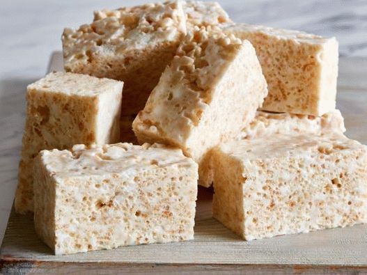 Fotografie z marshmallow praskla rýže bar