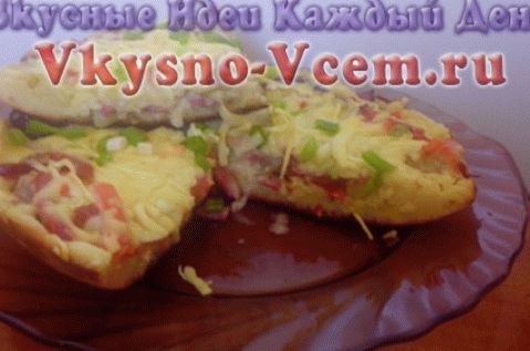 Vynikající rychlá pizza na pánvi za 10 minut
