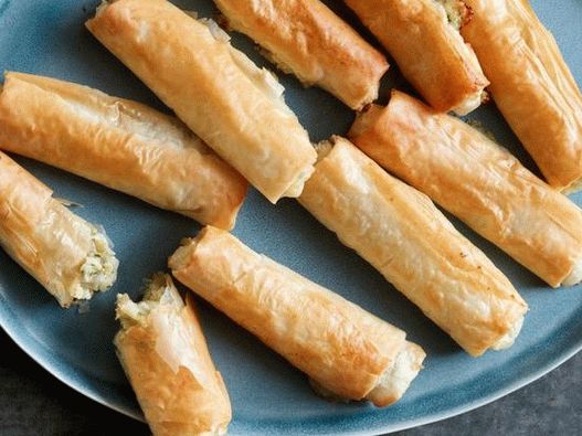 Turecké doutníky se sýrem a bylinkami