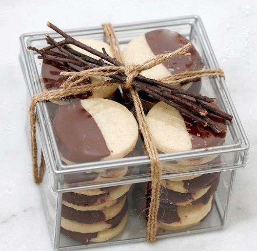 Foto černé a bílé cookies