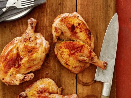 Photo Kuřecí tabák na pánvi