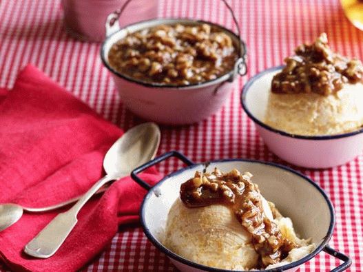 Foto domácí broskvová zmrzlina