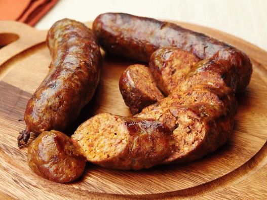 Foto domácí klobása Chorizo