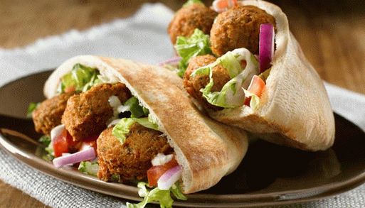 Photo Falafel, máta peprná v pita