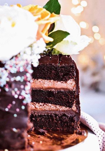 Fotka z Ganache pro plnění dortů