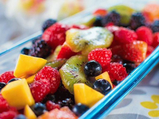 Foto havajský čerstvý ovocný salát