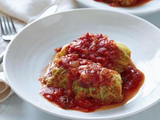 Photo Cabbage rolky ze zelí Savoy