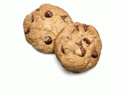 Foto křupavé sušenky s dýňovým kořením a čokoládou