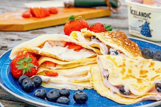 Fotka z islandských palačinek Pognukokur