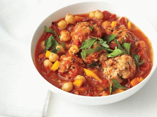 Photo Spanish Stew with Turkey Meatballs