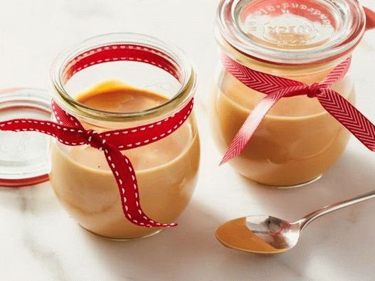 Fotografie z bílé čokoládové karamely