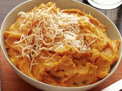 Foto indický bramborový kaše ze sladkých brambor