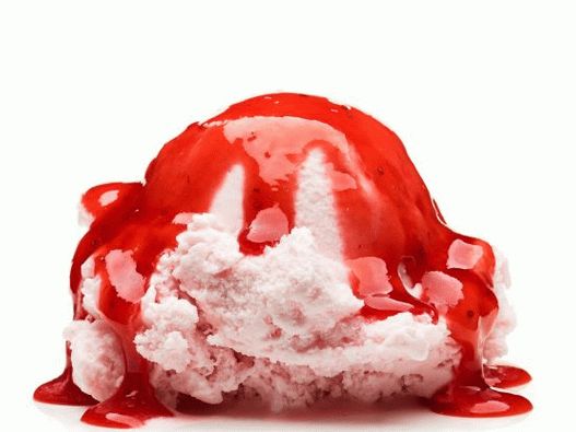 Foto jahodová omáčka