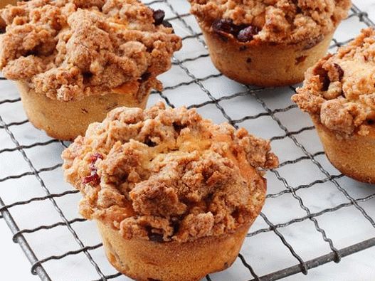 Foto brusinkové muffiny s vejcem