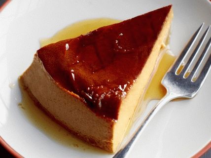 Photo Coffee-orange flan