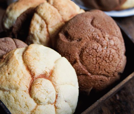 Photo Conchas (mušle) - mexický sladký chléb