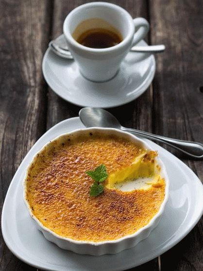 Fotografie z creme brulee