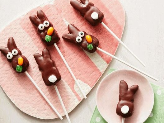 Photo Marshmallow Rabbits on a stick