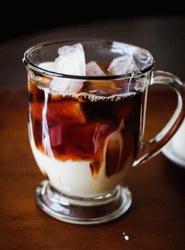 Fotka z ledové kávy