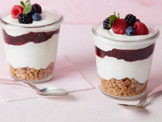 Photo Summer Cheesecake Mousse, s tvarohem