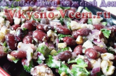 Recepty červené fazole Lobio v Gruzii