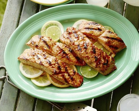 Grilovaný losos v japonštině