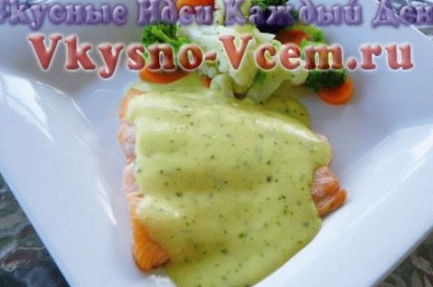 losos se zeleninovou omáčkou