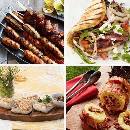 Foto Nejlepší grilované hlavní chody Foto Nejlepší grilované hlavní chody