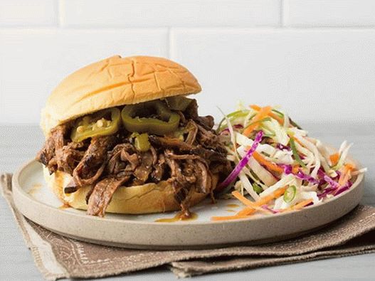 Texas Stewed Beef Sandwich