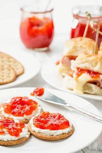 Fotografie z chilli papričky marmelády