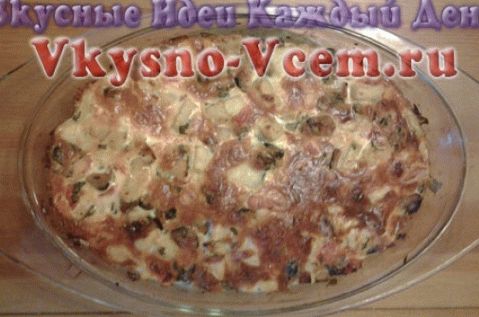 Mušle kastrol se cuketou