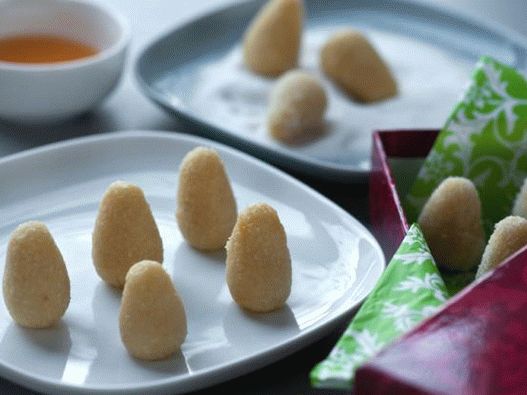 Foto makaróny s pomerančovou příchutí