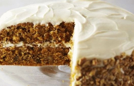 Foto mrkvový dort se smetanovým krémem