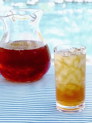 Foto máta čaj s ledem