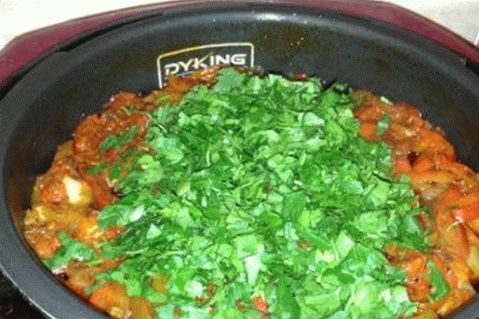 Něžné maso se zeleninou