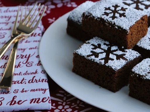 Foto novoroční zázvorový koláč