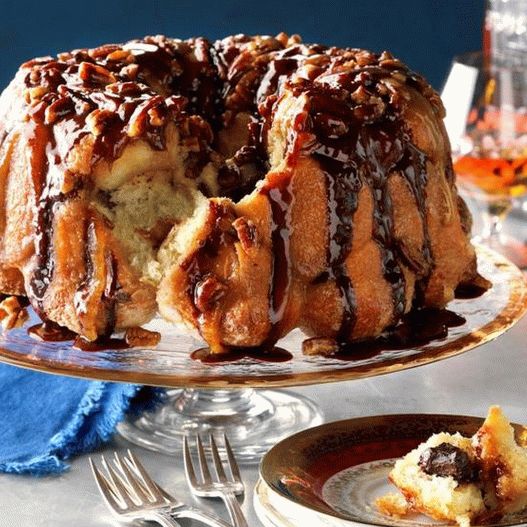 Foto opičí chléb se skořicí a cukrem