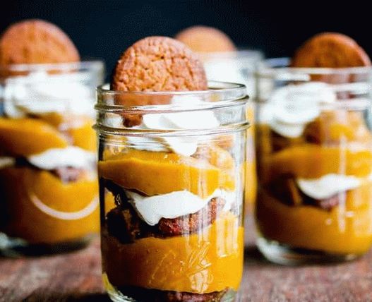 Fotka z Parfait s dýní a rumem