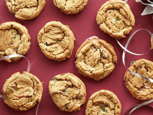 Foto cookies s kousky čokolády a karamelu