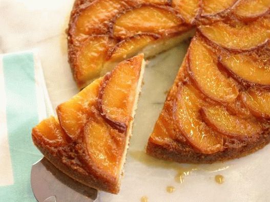 Photo Pie changeling s karamelovými broskví