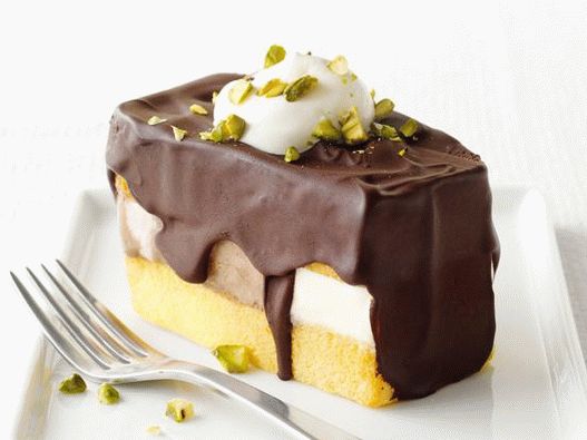 Foto neapolský zmrzlinový dort