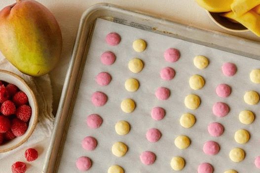 Zmrazené jogurtové pelety