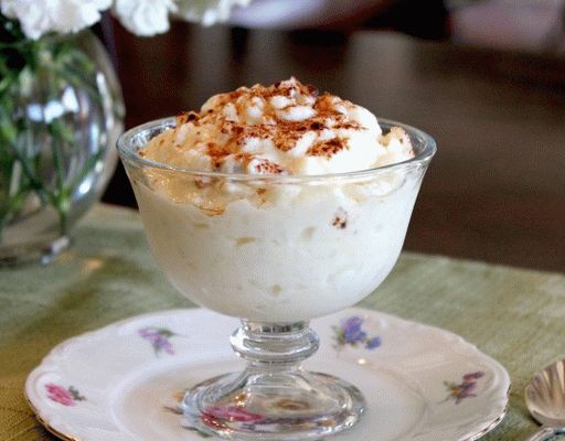 Fotka z portugalské rýžové pudinky