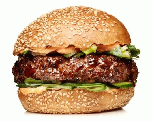 Hamburgery s okurkami a Hoisin omáčkou