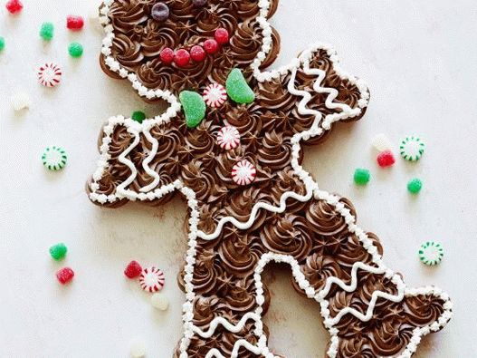 Fotografie z perník muž z košíčky