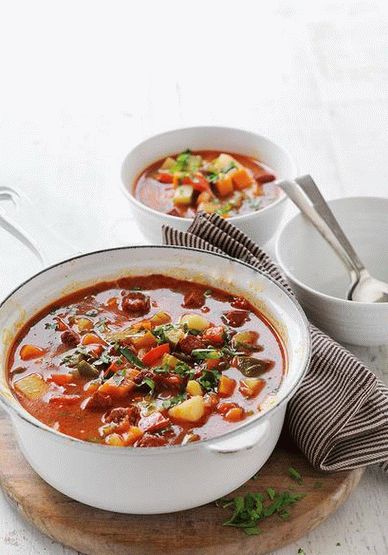 Fotka z Ragout se zeleninou a mletým masem