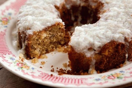 Kokosový košíček s citronem a kokosovou polevou