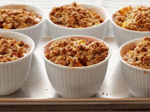 Porteded Peach Cobblers